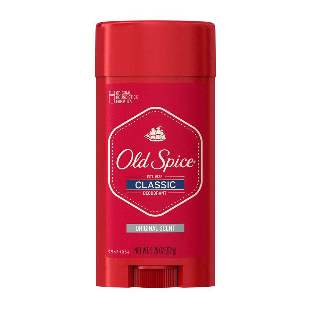 Old Spice Classic Deodorant Stick, Original Scent, 3.25 Oz